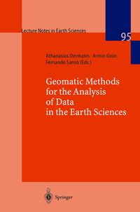 Produktbild: Geomatic Methods for the Analysis of Data in the Earth Sciences