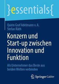 Produktbild: Konzern und Start-up zwischen Innovation und Funktion