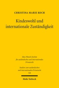 Produktbild: Kindeswohl und internationale Zust&auml;ndigkeit