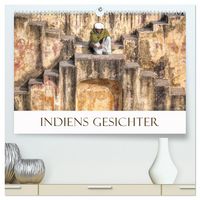Produktbild: Indiens Gesichter (hochwertiger Premium Wandkalender 2026 DIN A2 quer), Kunstdruck in Hochglanz