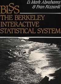 Produktbild: BLSS, the Berkeley Interactive Statistical System