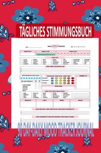 Produktbild: T&auml;gliches Stimmungsbuch:90 Day-Daily Mood Tracker Journal