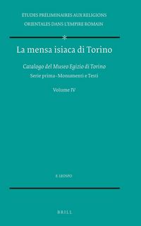 Produktbild: La Mensa Isiaca Di Torino (Catalogo del Museo Egizio Di Torino. Serie Prima. Monumenti E Testi, 4)