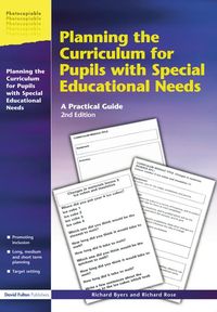 Produktbild: Planning the Curriculum for Pupils with Special Educational Needs
