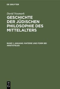 Produktbild: Materie und Form bei Aristoteles