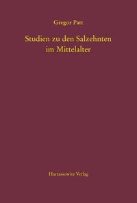 Produktbild: Studien zu den Salzehnten im Mittelalter