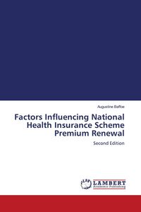 Produktbild: Factors Influencing National Health Insurance Scheme Premium Renewal