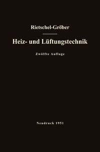 Produktbild: H. Rietschels Lehrbuch der Heiz- und L&uuml;ftungstechnik