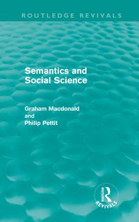 Produktbild: Semantics and Social Science