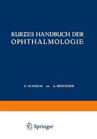Produktbild: Kurƶes Handbuch der Ophthalmologie