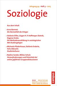 Produktbild: Soziologie 3.2015