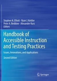 Produktbild: Handbook of Accessible Instruction and Testing Practices
