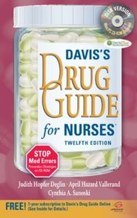 Produktbild: Davis's Drug Guide for Nurses [With CDROM and Access Code]