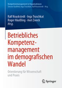 Produktbild: Betriebliches Kompetenzmanagement im demografischen Wandel