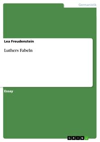 Produktbild: Luthers Fabeln
