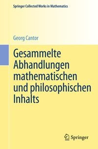Produktbild: Gesammelte Abhandlungen mathematischen und philosophischen Inhalts