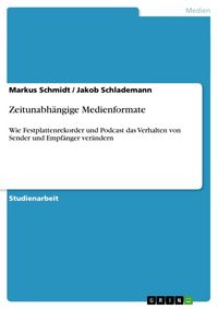 Produktbild: Zeitunabh&auml;ngige Medienformate