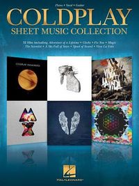 Produktbild: Coldplay Sheet Music Collection Piano Vocal Guitar Songbook 32 Popular Hits Including Viva La Vida Yellow Fix You and More Hal Leonard Music Book for Beginners and Advanced Players