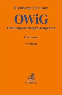 Produktbild: Ordnungswidrigkeitengesetz. OWiG