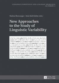 Produktbild: New Approaches to the Study of Linguistic Variability