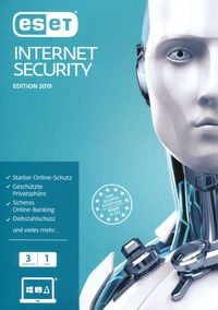 Produktbild: ESET Internet Security 2019 Edition 3 User (PC+Mac+Linux)