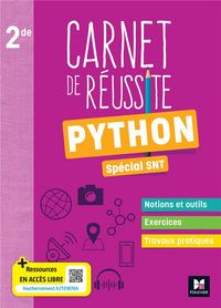 Produktbild: Carnet de r&eacute;ussite Python sp&eacute;cial SNT 2de
