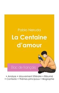 Produktbild: R&eacute;ussir son Bac de fran&ccedil;ais 2026 : Analyse du recueil La Centaine d'amour de Pablo Neruda