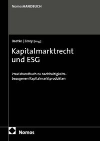 Produktbild: Kapitalmarktrecht und ESG