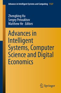 Produktbild: Advances in Intelligent Systems, Computer Science and Digital Economics