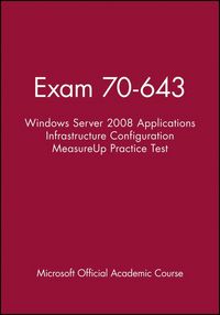 Produktbild: Exam 70-643 Windows Server 2008 Applications Infra structure Configuration MeasureUp Practice Test
