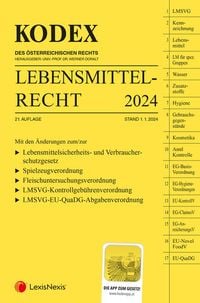 Produktbild: KODEX Lebensmittelrecht 2024 - inkl. App