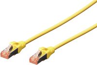 Produktbild: Digitus DK-1644-020/Y RJ45 Patchkabel CAT 6 S/FTP 2.00 m Gelb Halogenfrei, verdrillte Paare, mit Rastnasenschutz, Flammwidrig 1 St.