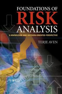 Produktbild: Foundations of Risk Analysis