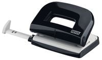 Produktbild: Locher E 210, bis 10 Blatt schwarz/grau, mit Anschlagschiene