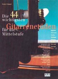 Produktbild: Die 44 wichtigsten Gitarrenet&uuml;den f&uuml;r die Mittelstufe, m. CD-Audio