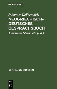 Produktbild: Neugriechisch-Deutsches Gespr&auml;chsbuch