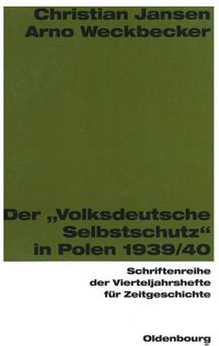 Produktbild: Der "Volksdeutsche Selbstschutz" in Polen 1939/1940