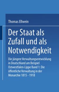 Produktbild: Der Staat als Zufall und als Notwendigkeit