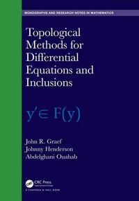Produktbild: Graef, J: Topological Methods for Differential Equations and