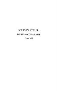 Produktbild: Louis pasteur: de besancon a paris