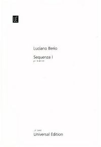 Produktbild: Berio, L: Sequenza I