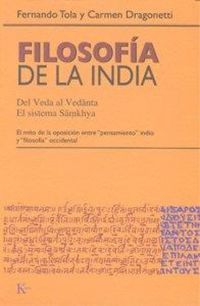 Produktbild: Filosof&iacute;a de la India : del Veda al Vedanta : el sistema Samkhya