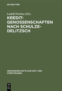 Produktbild: Kreditgenossenschaften nach Schulze-Delitzsch