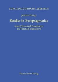 Produktbild: Studies in Europragmatics