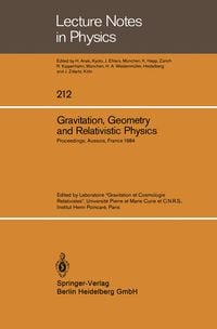 Produktbild: Gravitation, Geometry and Relativistic Physics