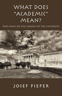 Produktbild: What Does Academic Mean?