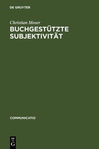Produktbild: Buchgest&uuml;tzte Subjektivit&auml;t