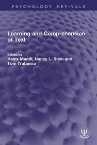 Produktbild: Learning and Comprehension of Text
