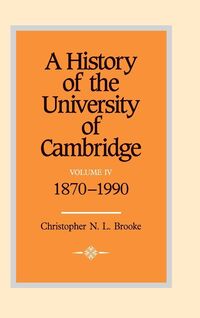 Produktbild: Brooke, C: History of the University of Cambridge