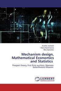 Produktbild: Mechanism design, Mathematical Economics and Statistics